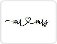 Lotsoflo Sticker Mr & Mrs