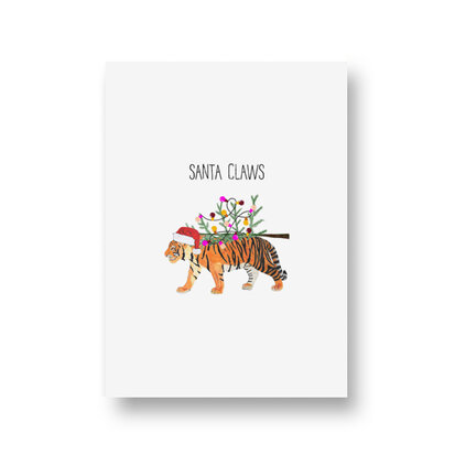 Ansichtkaart Santa claws