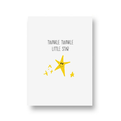 Ansichtkaart Twinkle twinkle little star 