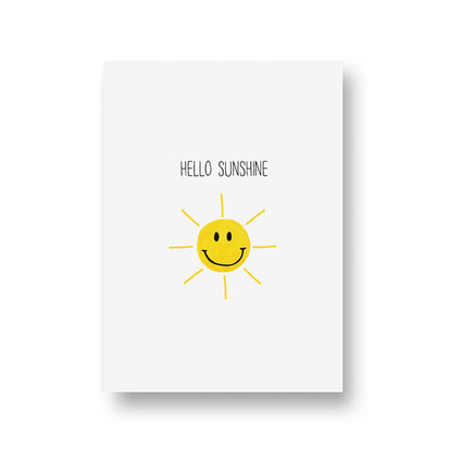 Ansichtkaart Hello sunshine