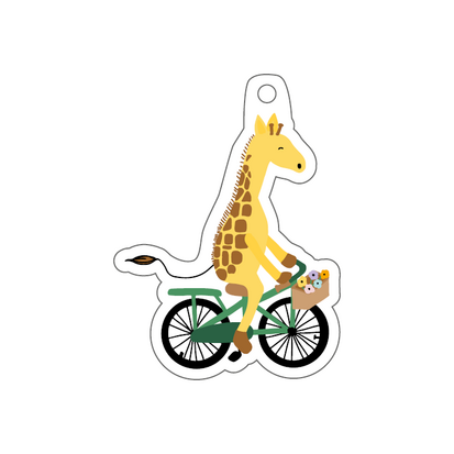 Cadeaulabel Feestbeesten giraffe