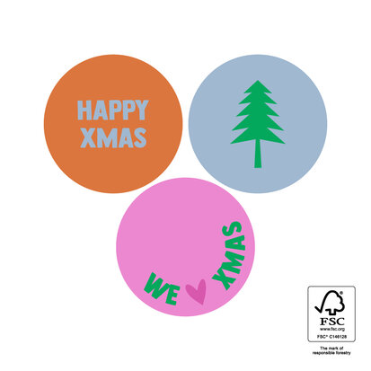 Stickers Xmas Multi - Happy Colours