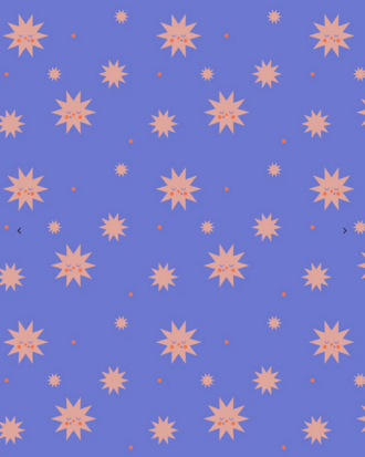 Cadeaupapier Christmas stars · cornflower + litchi + bloodorange 