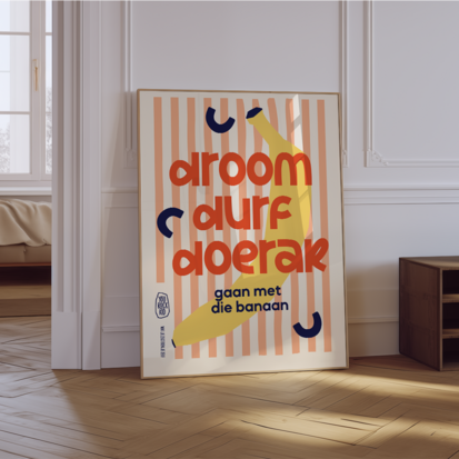 Poster Droom, durf, doerak