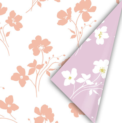 Cadeaupapier Classic flowers Pastel neon