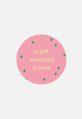 Stickers Dottie · a gift wrapped in love