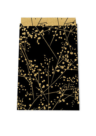 Cadeauzakjes Paris winter black/gold 23 x 31,5