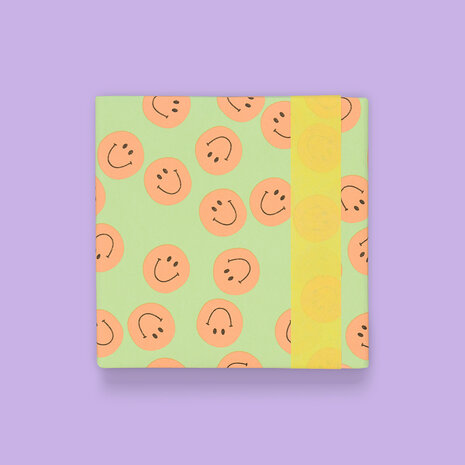 Cadeaupapier Smile Mint - Yellow