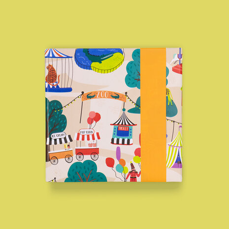 Cadeaupapier Circus - Orange 