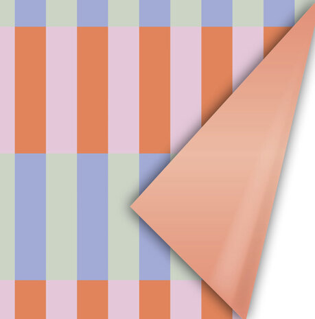 Cadeaupapier Colorblocking Warm