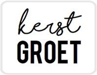 Lotsoflo Sticker Kerst groet