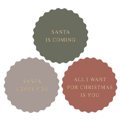 Stickers Multi - X-mas Santa love