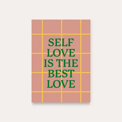 Ansichtkaart Self love...