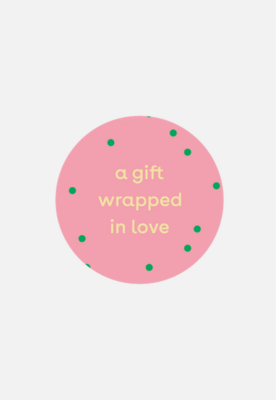 Stickers Dottie · a gift wrapped in love